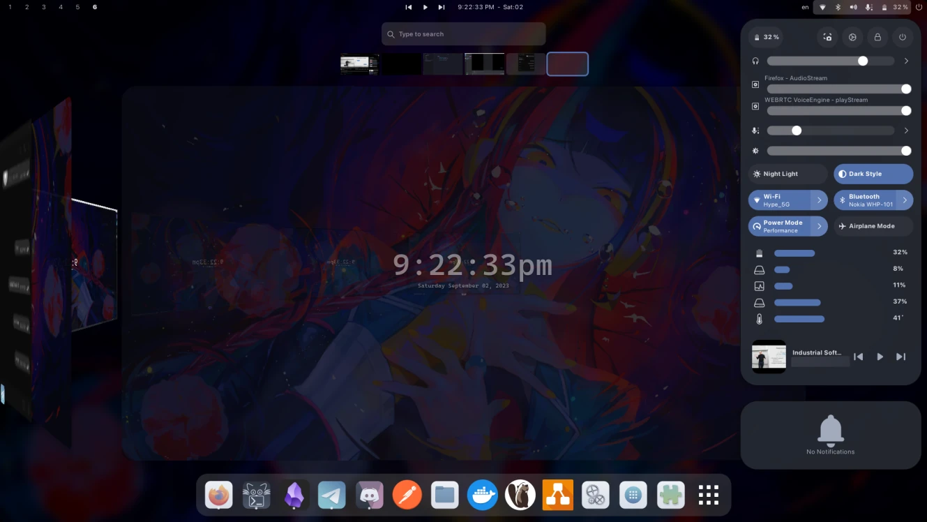 Fedora GNOME Tweaks 3